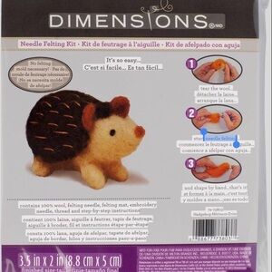 Dimensions Plush Hedgehog Needle Felting Kit